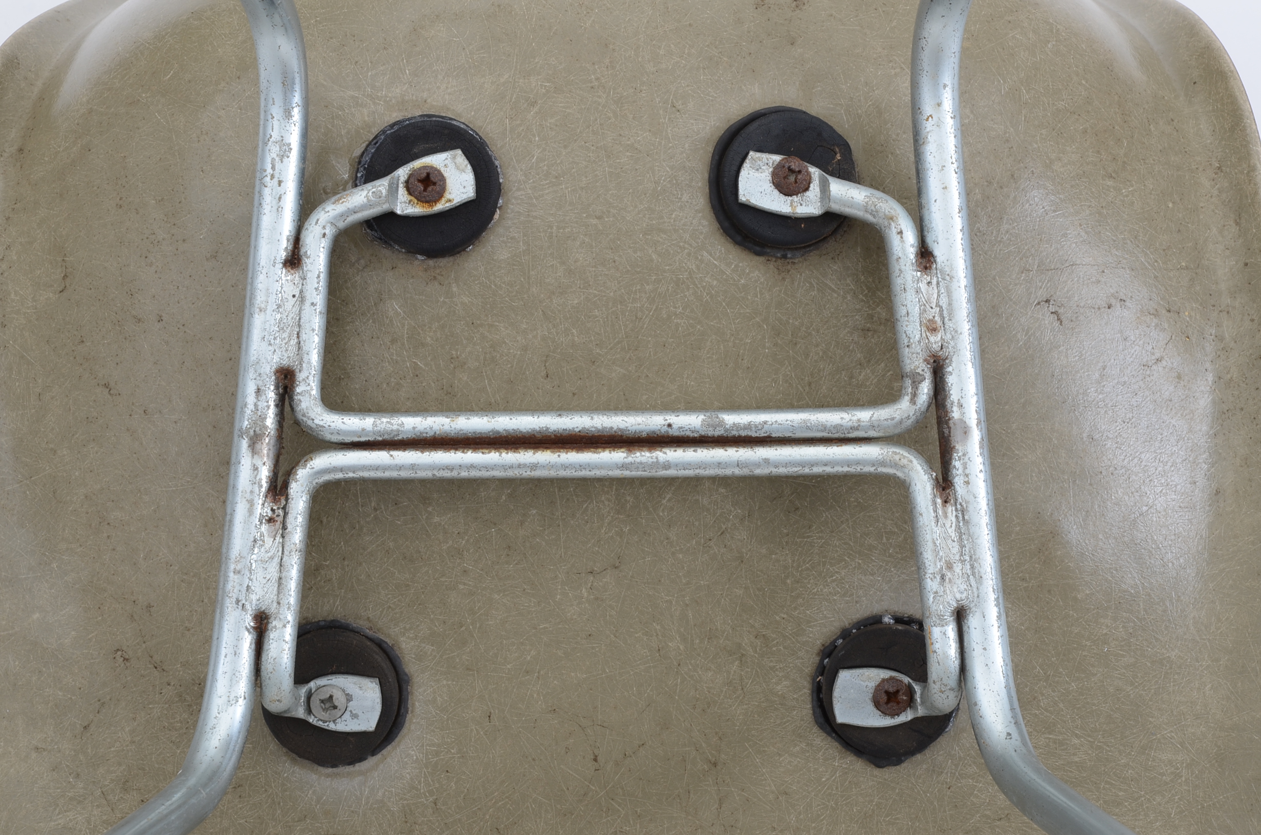 Gray Eames Shell Chair by Herman Miller