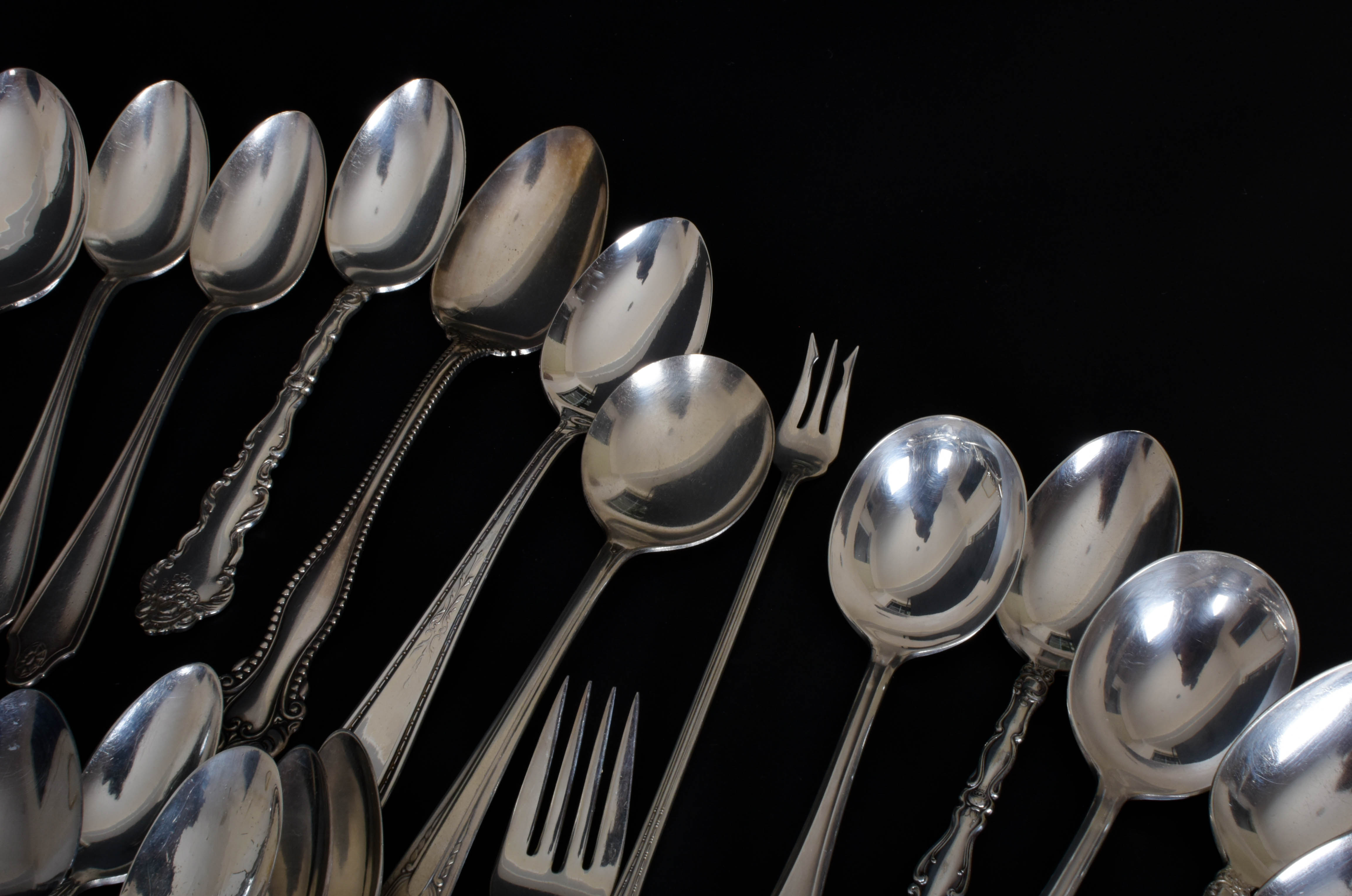 Assortment of Silver Plate Flatware