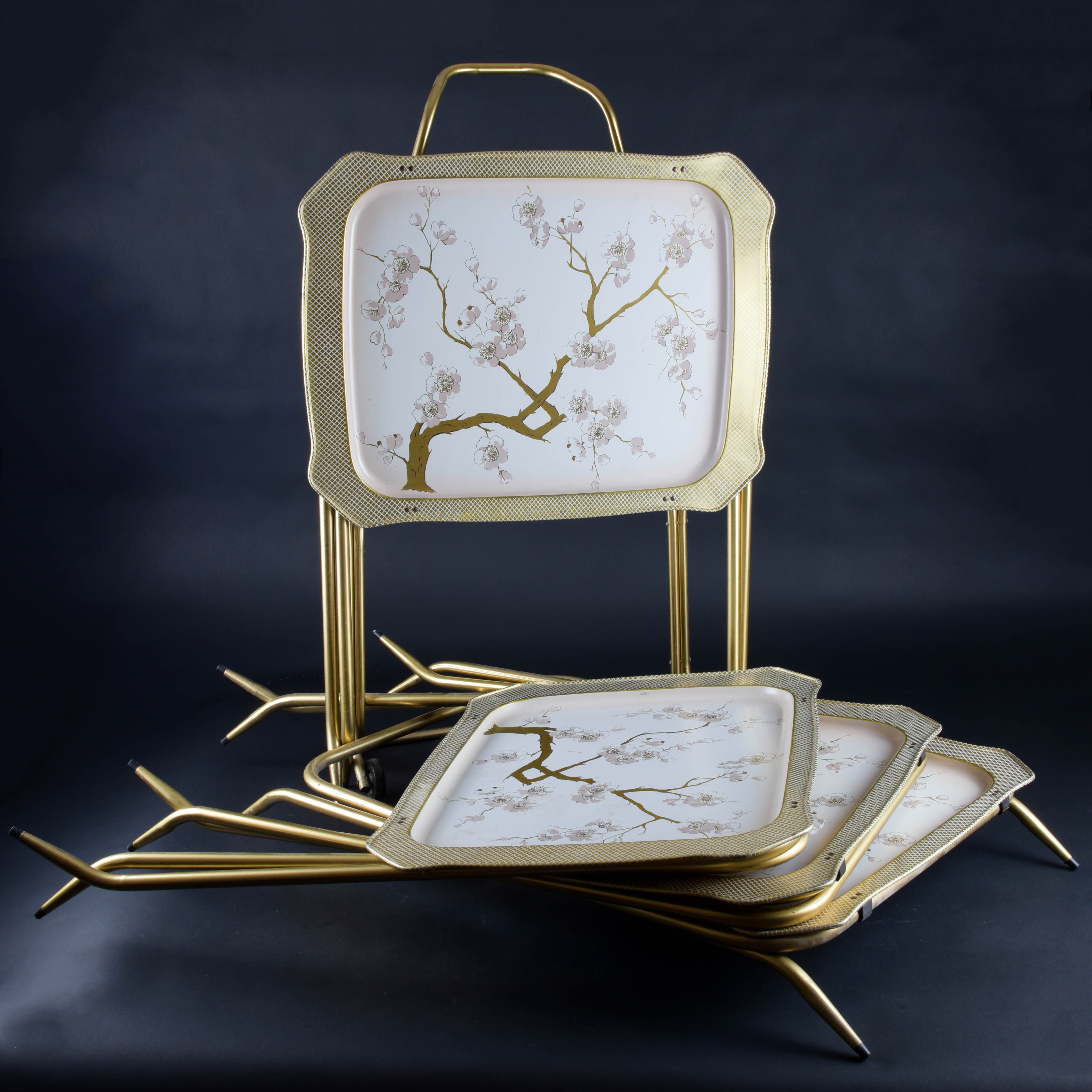 Set of Vintage Television Trays