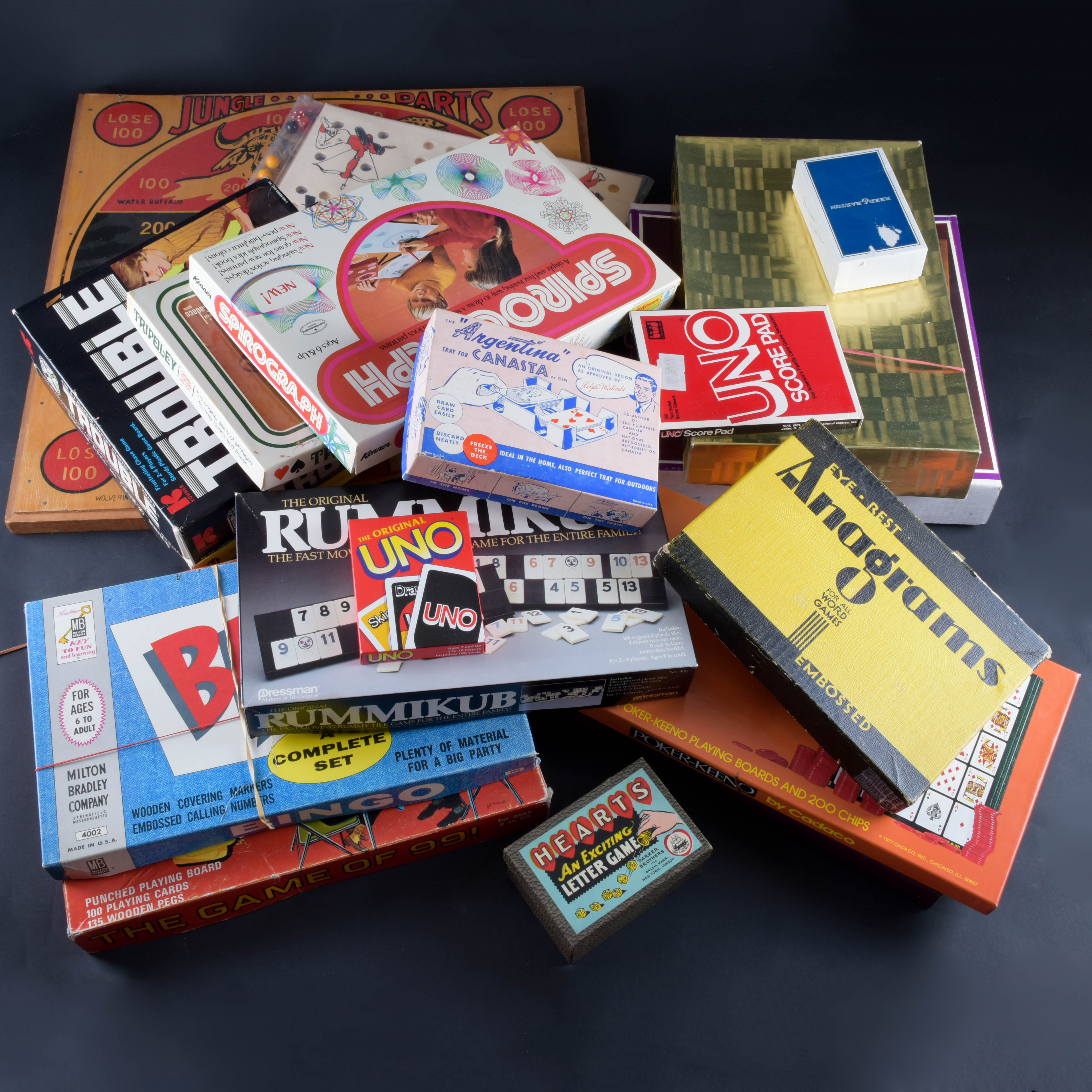 Assortment of Vintage Board Games