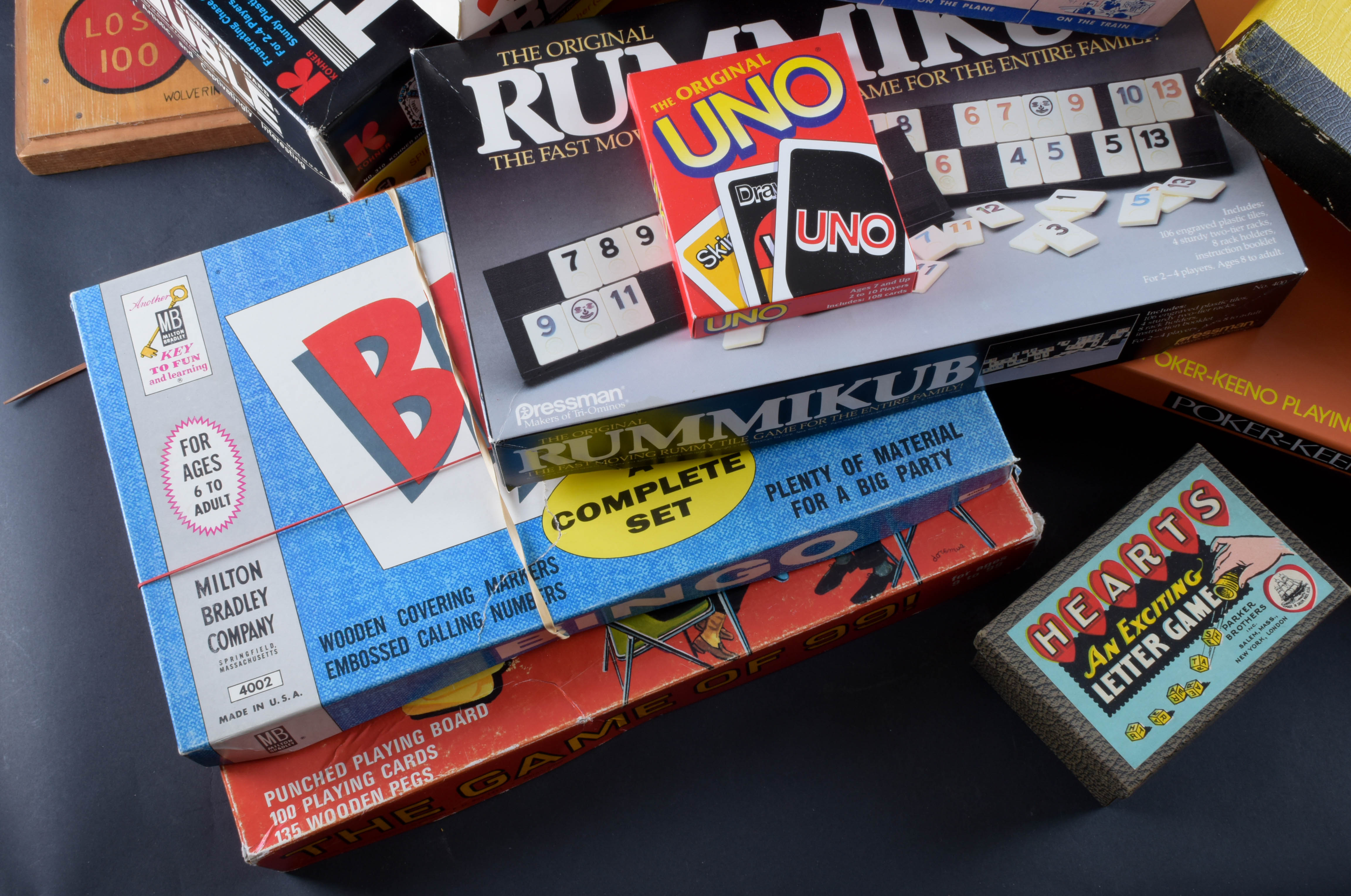 Assortment of Vintage Board Games