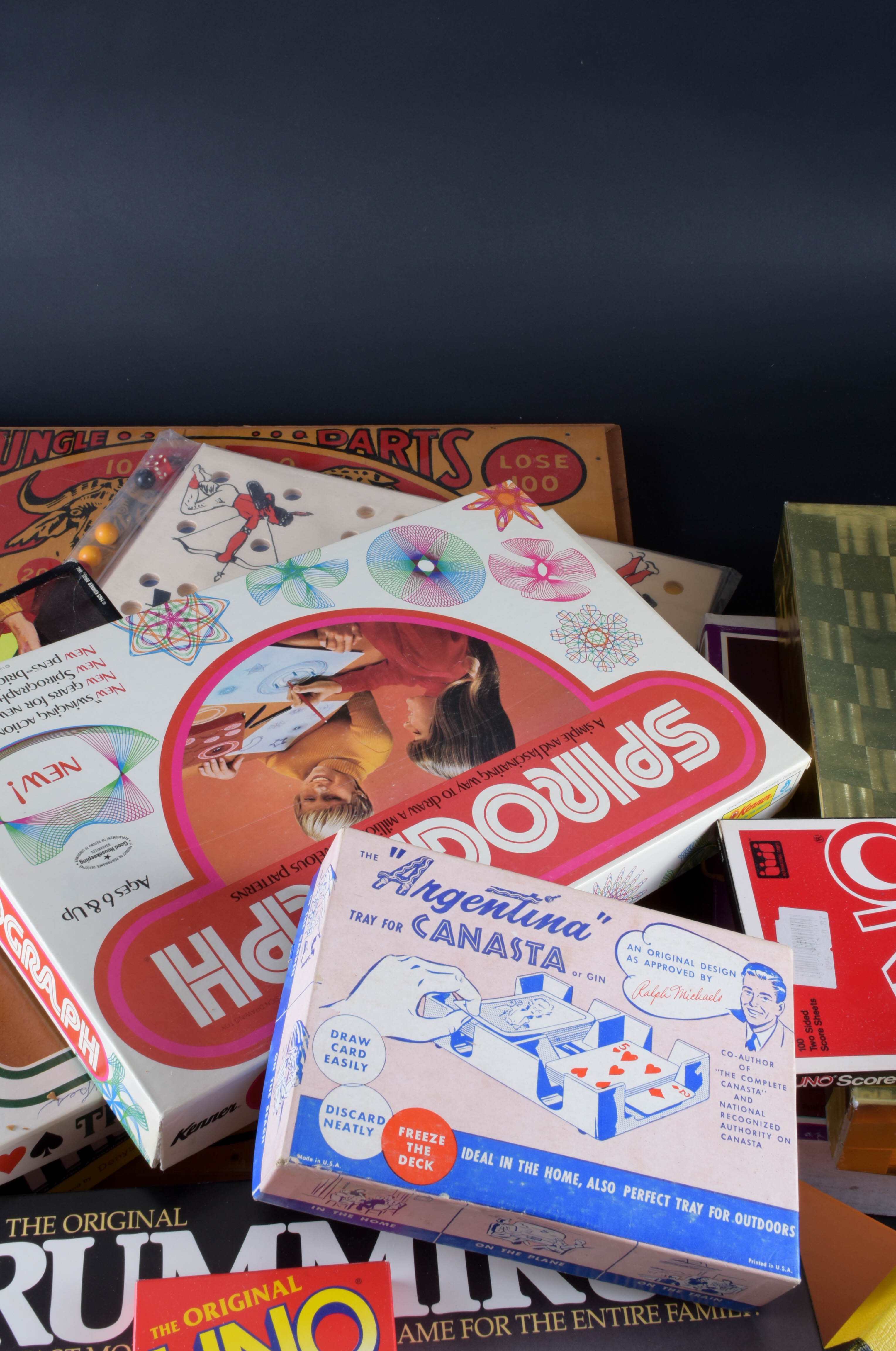 Assortment of Vintage Board Games