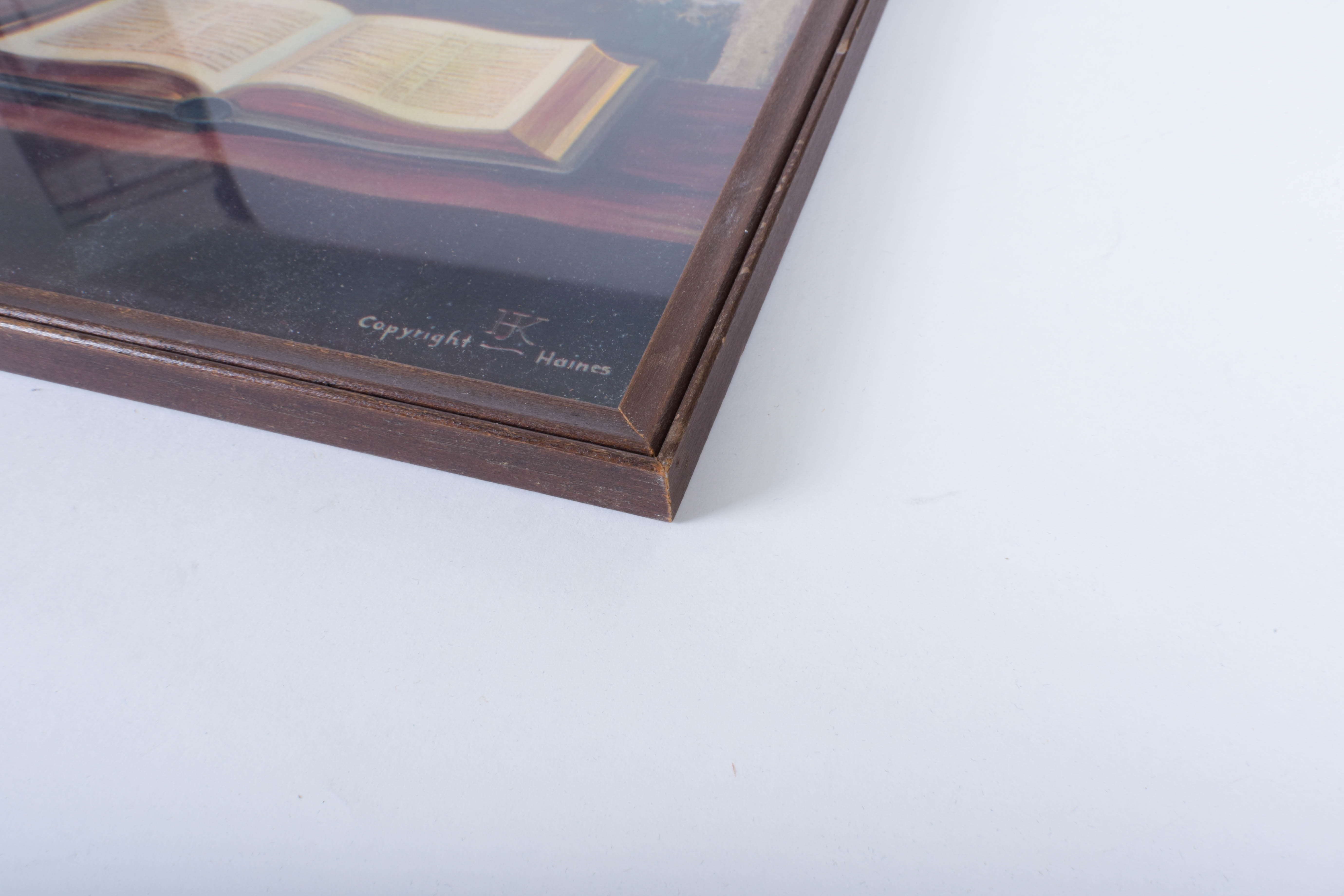 Vintage Pair of Patriotic Prints: "Hope of a Nation" and "Our Flag"