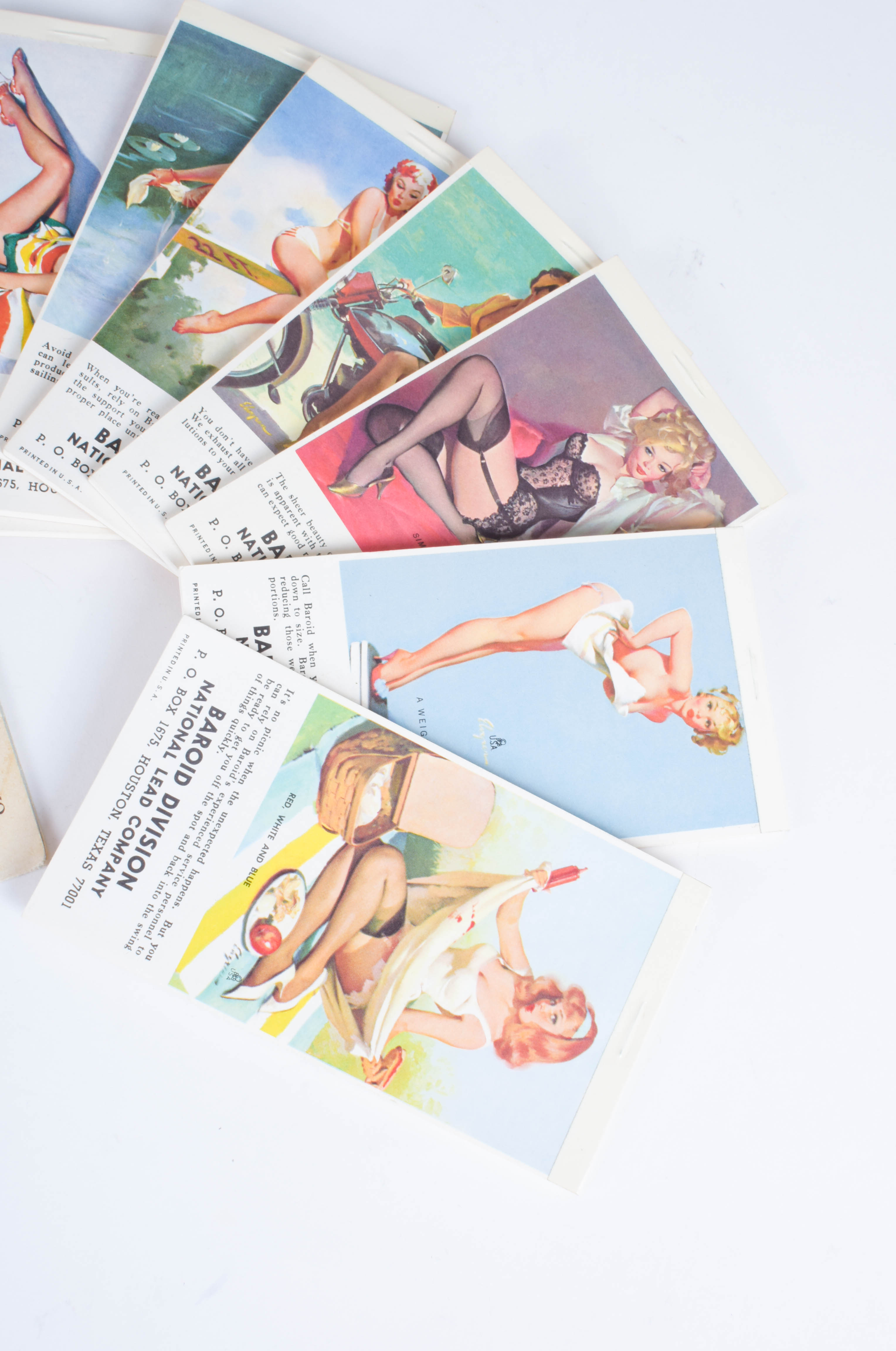 Collection of Vintage 1970's Pinup Note Pads