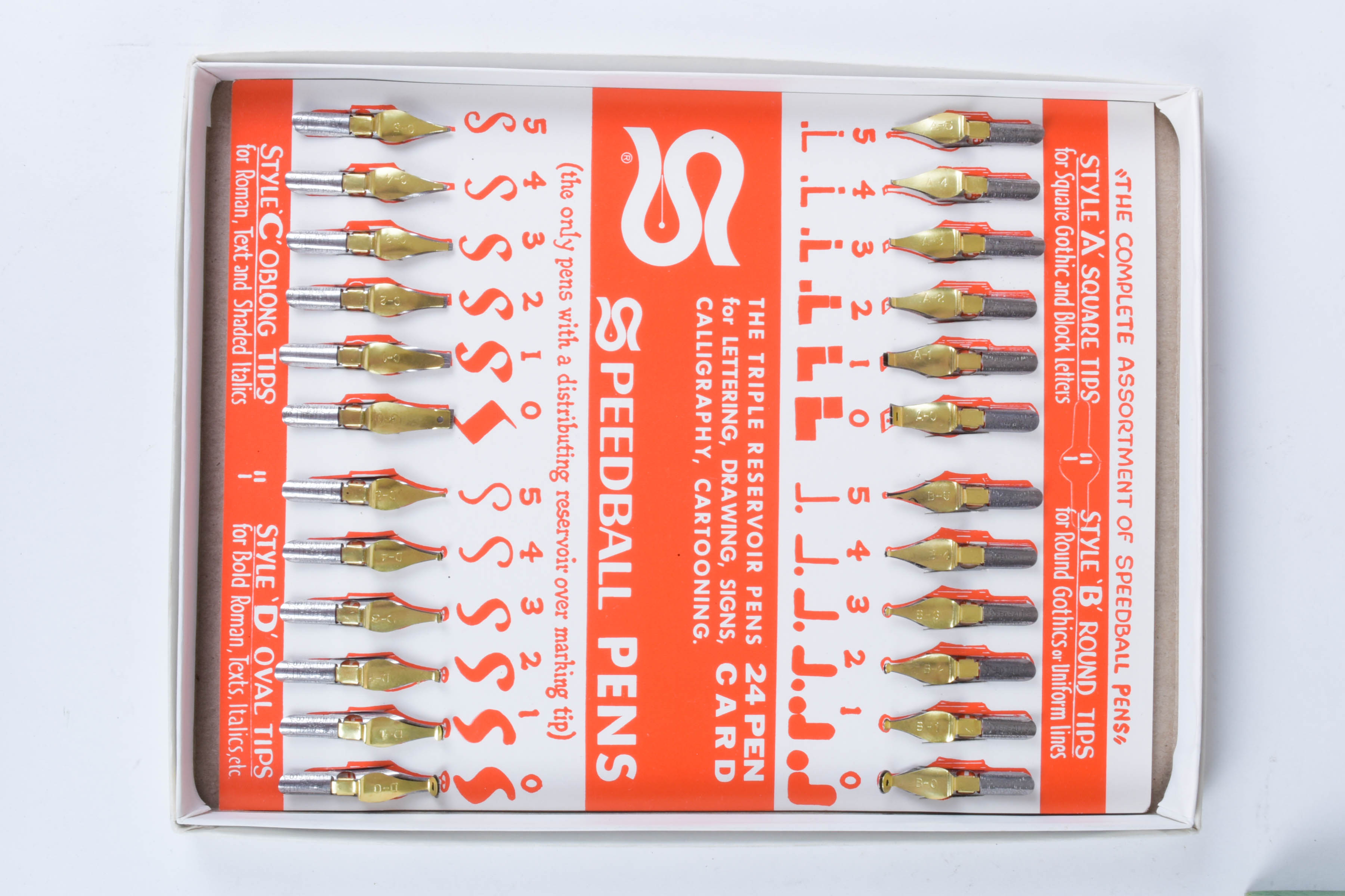 Collection of Vintage Art and Writing Supplies