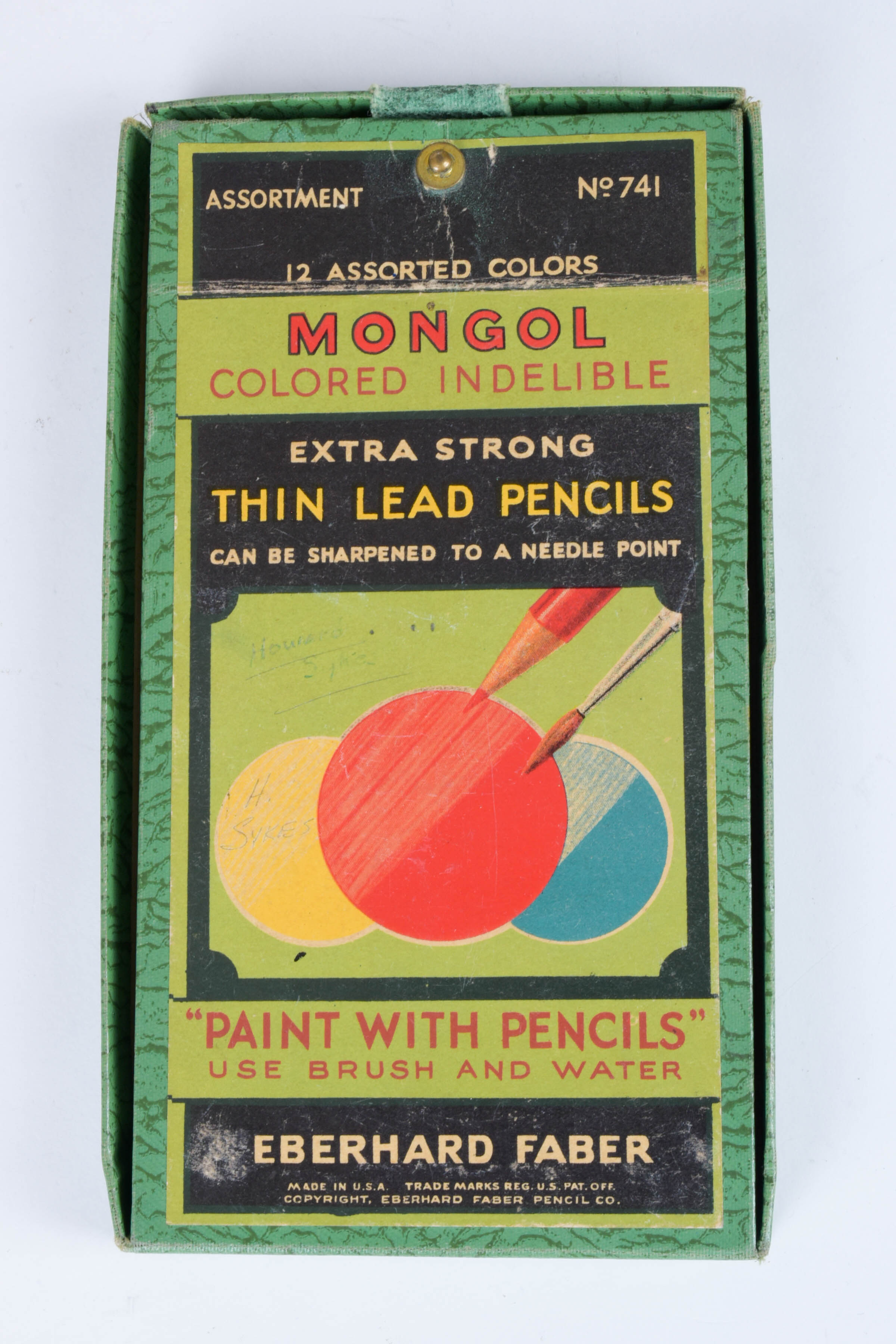 Collection of Vintage Art and Writing Supplies