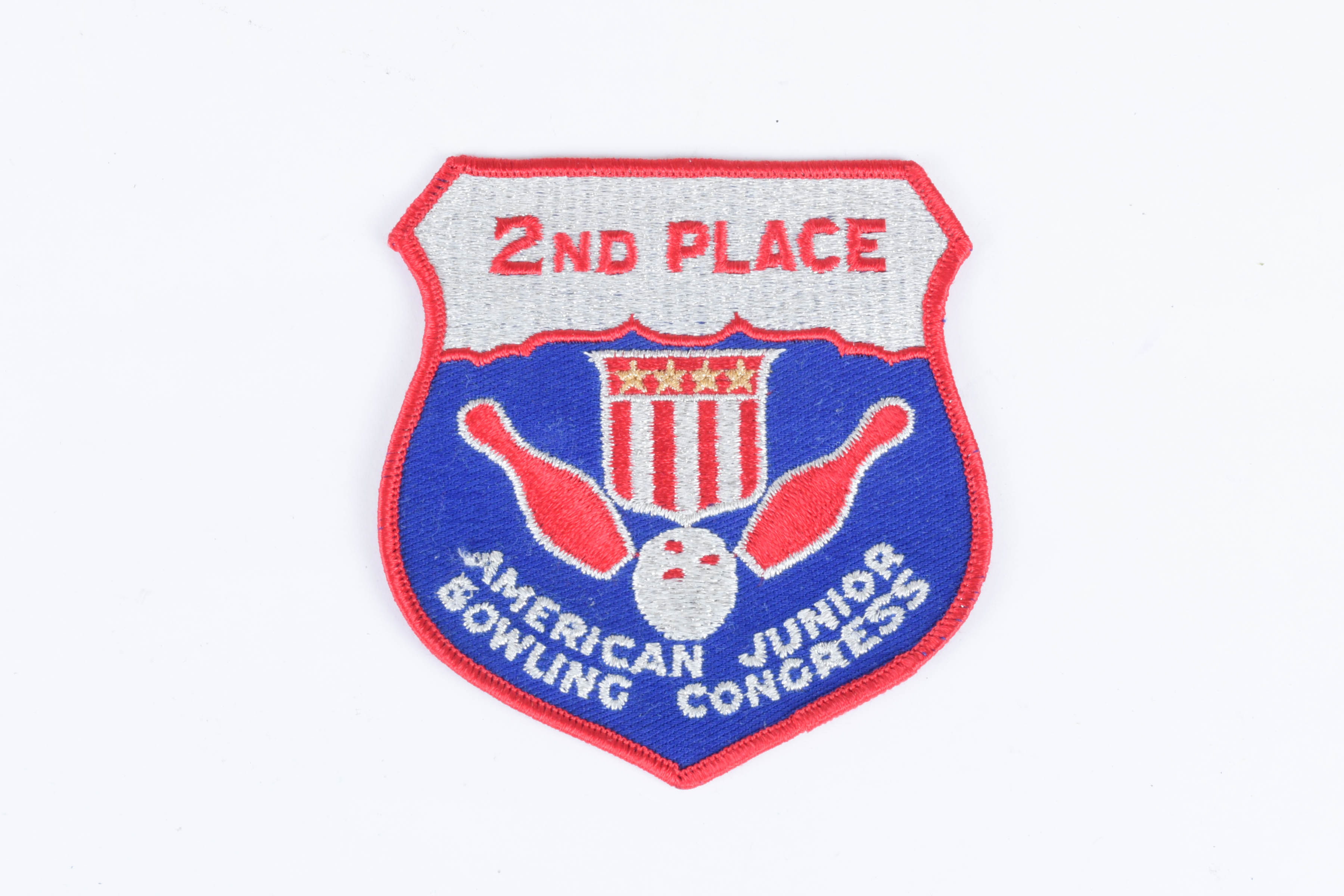 Pair of 1950s Bowling Trophies and 2nd Place Patch
