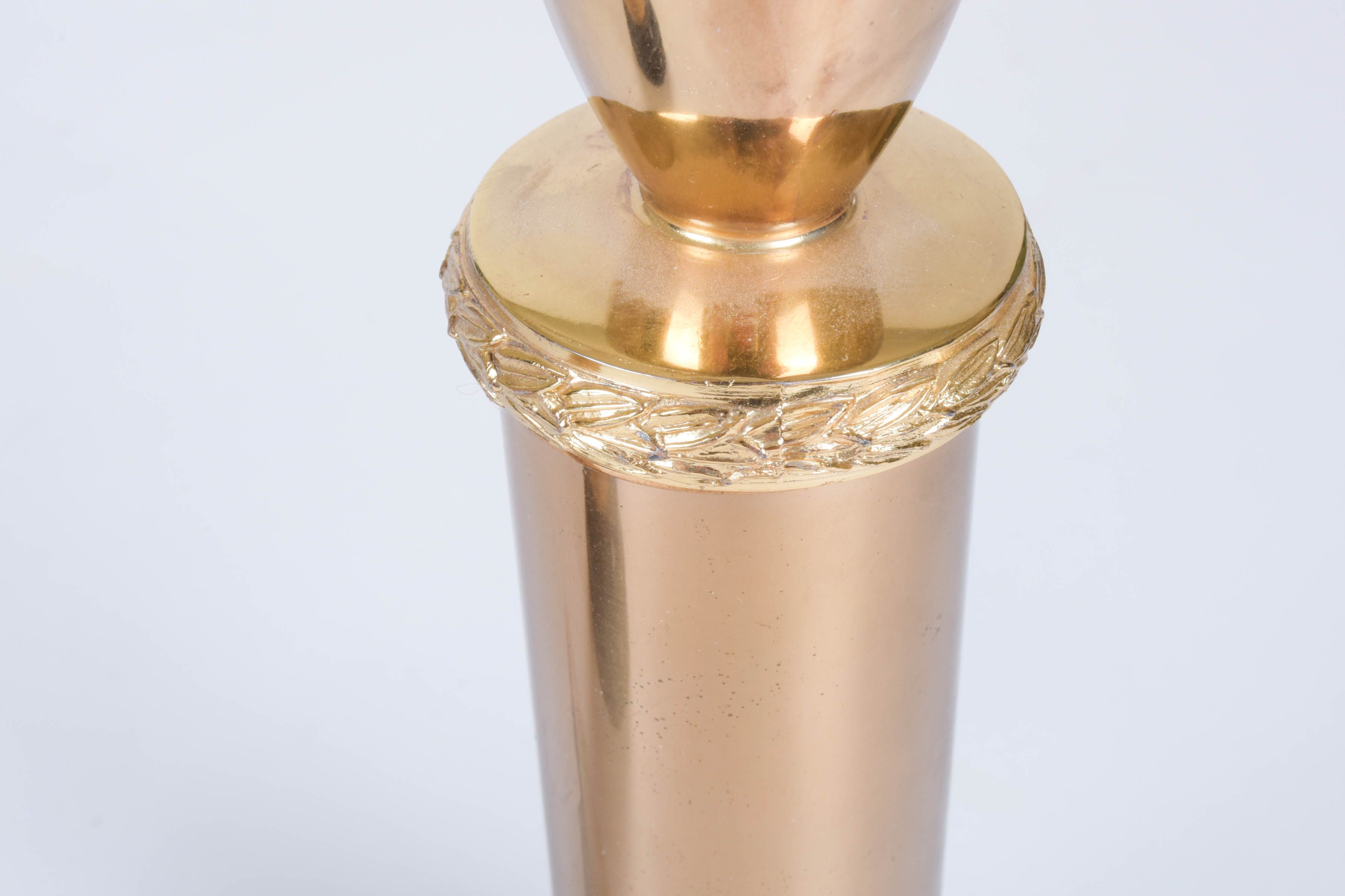 Pair of 1950s Bowling Trophies and 2nd Place Patch