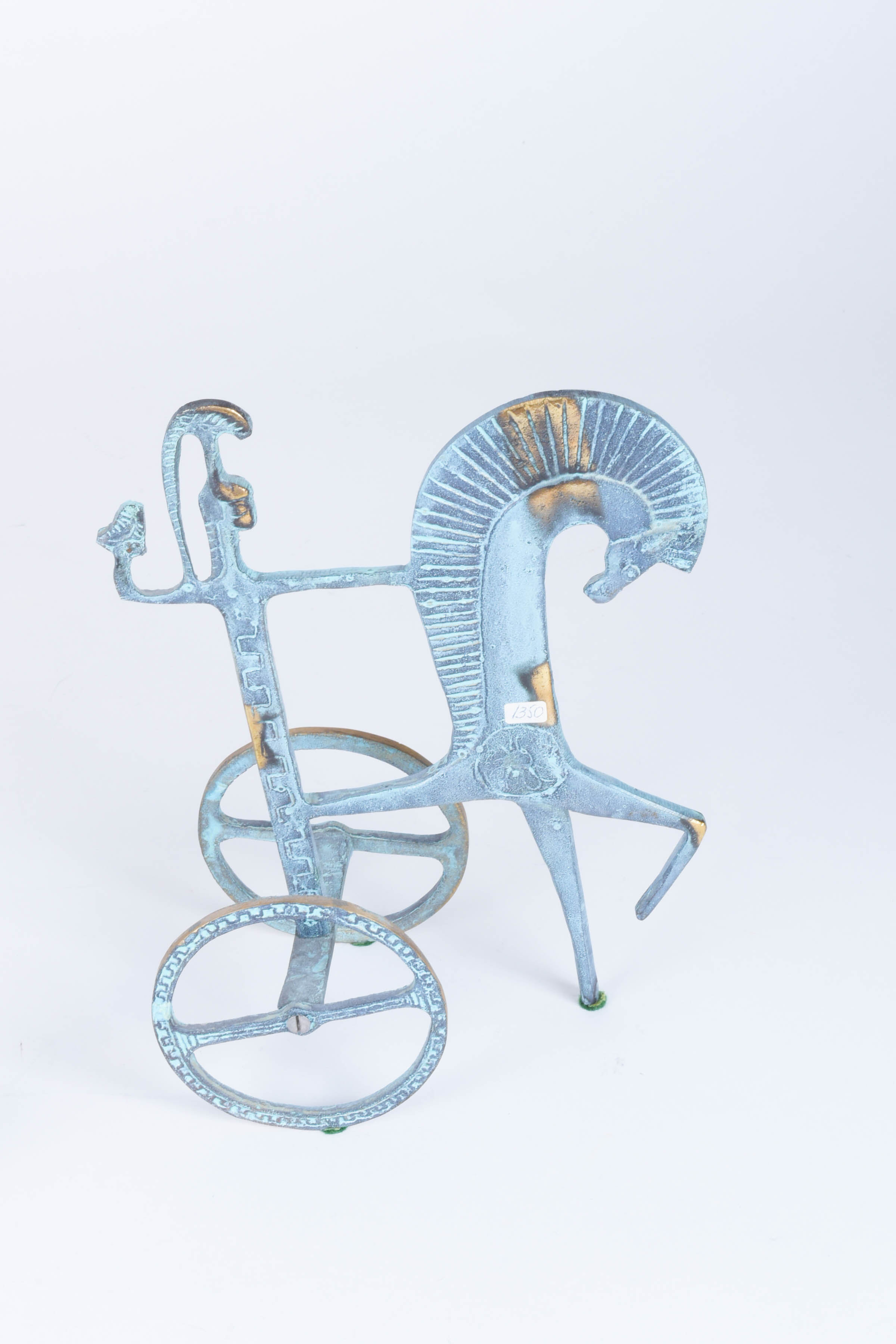 Brass Abstract Roman Style Sculptures