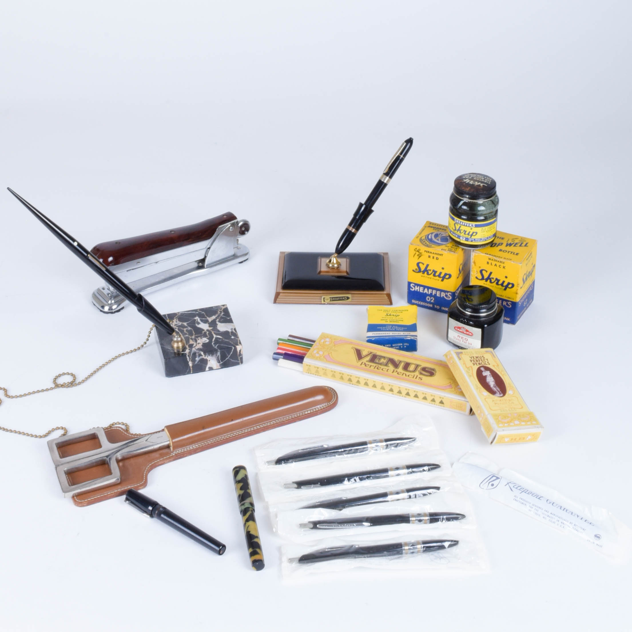 Collection of Vintage Office Supplies