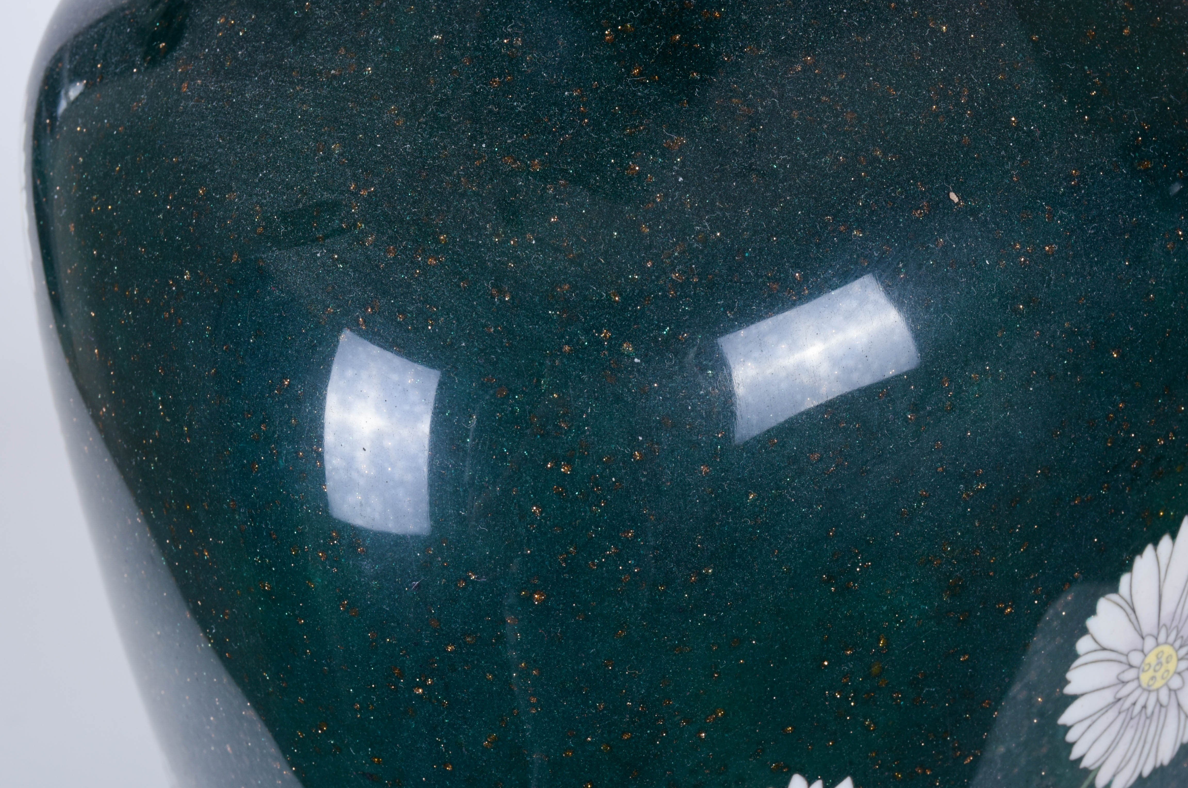 Asian-Style Urn with Peacock Feathers