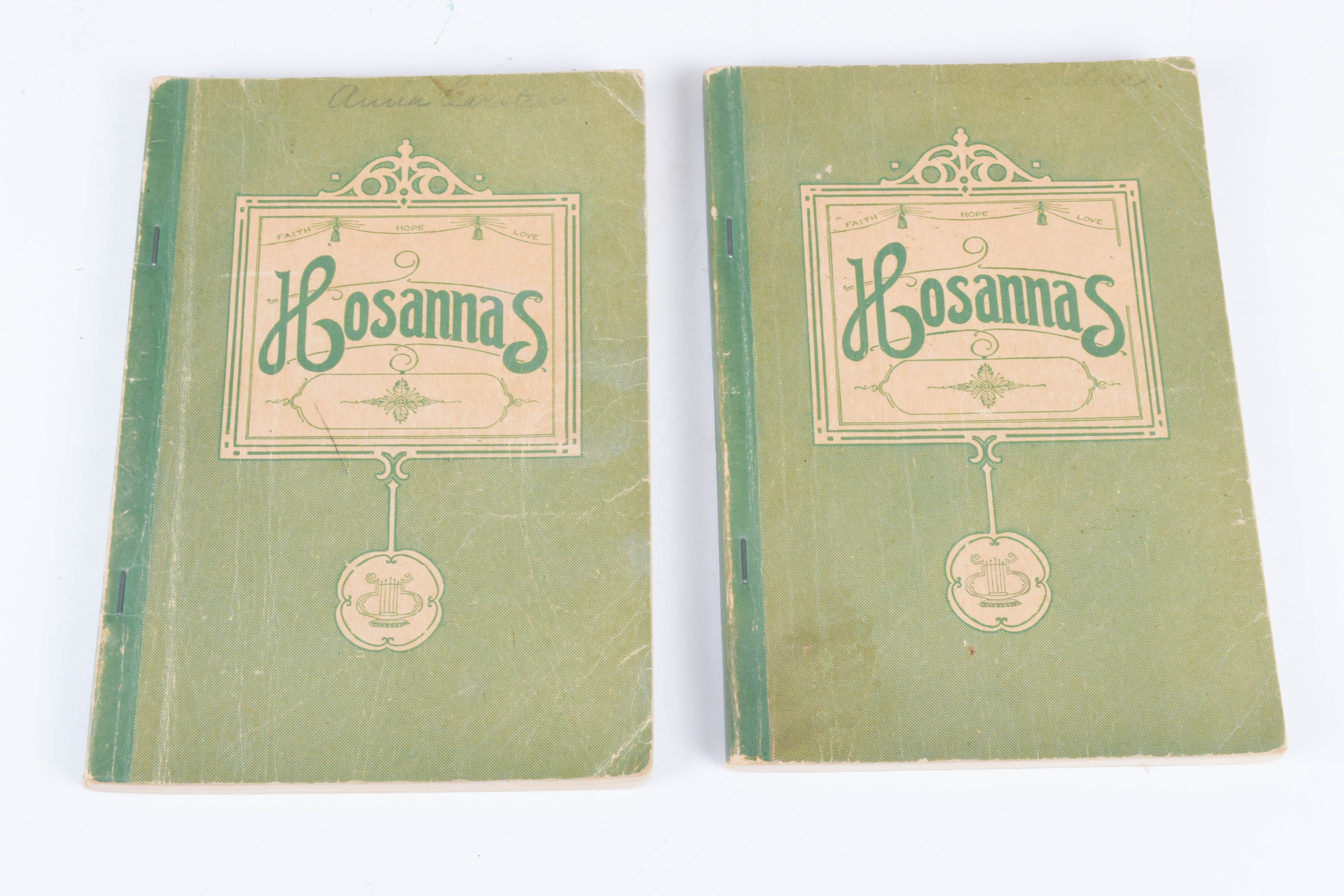 Selection of Antique & Vintage Hymnals and Other Religious Books