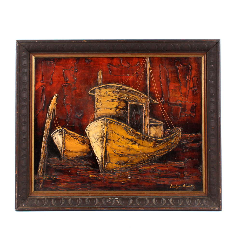 Evelyn Binion Signed Oil Painting