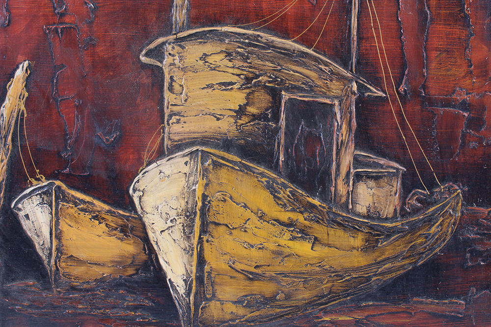 Evelyn Binion Signed Oil Painting