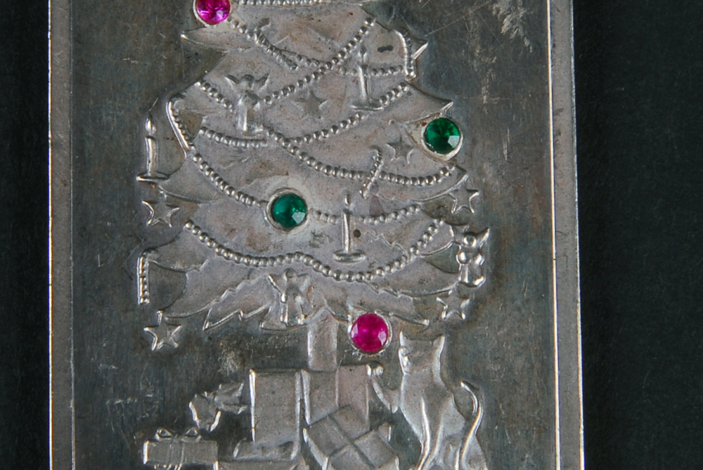 Sterling Silver Franklin Mint "The Christmas Tree" Necklace