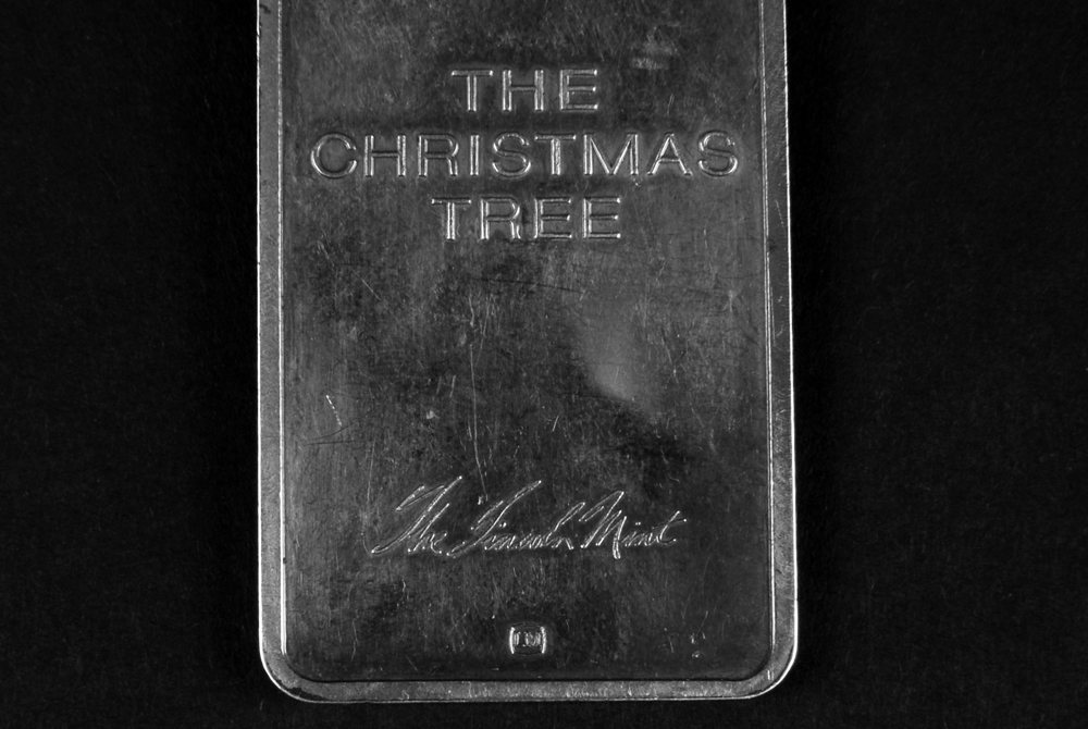 Sterling Silver Franklin Mint "The Christmas Tree" Necklace