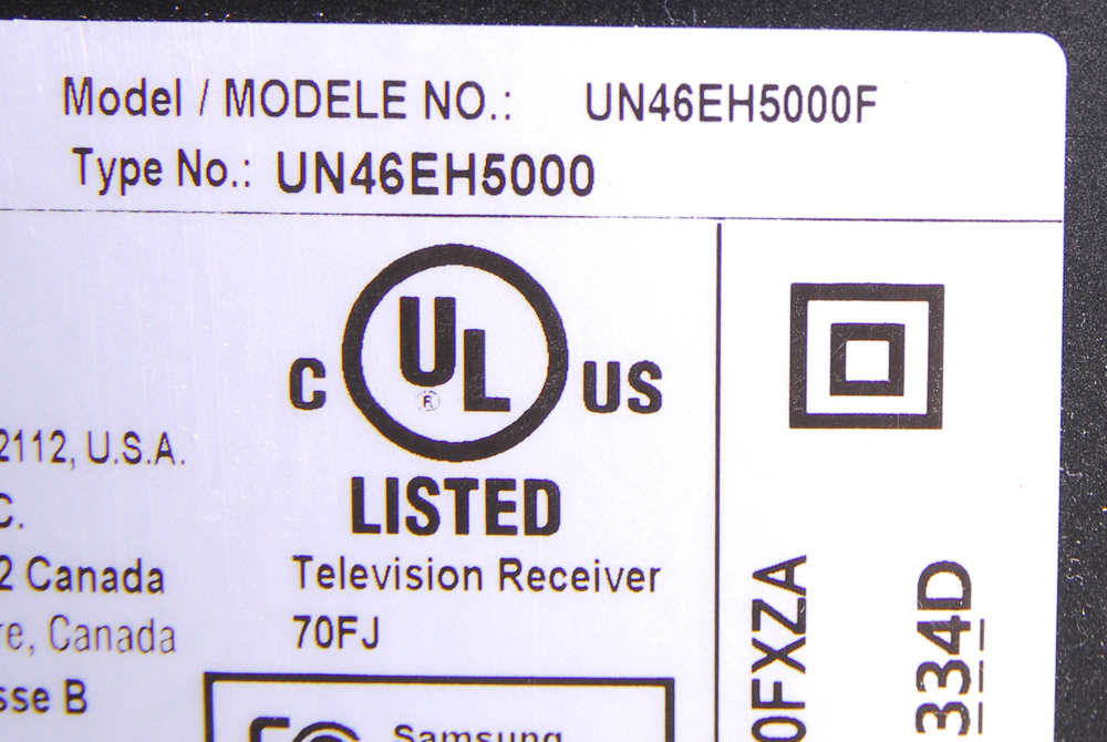 Samsung 46" HD Television