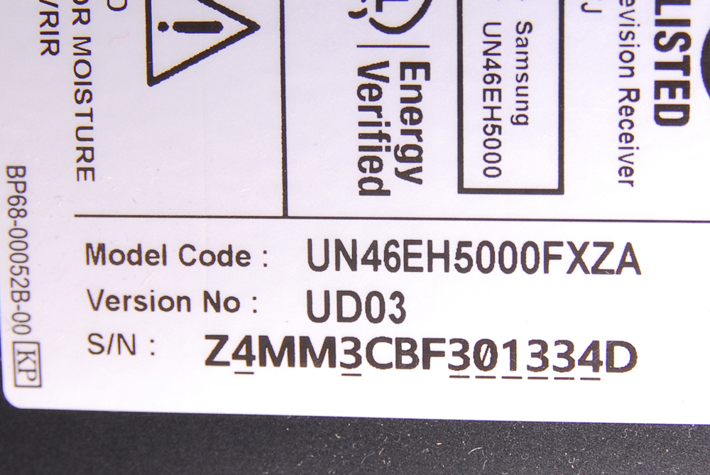 Samsung 46" HD Television