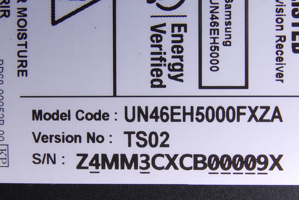 Samsung 46" HD Television