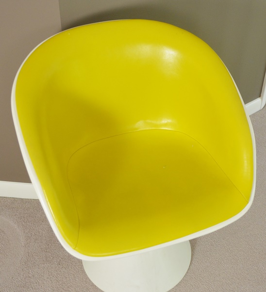 Mid Century Modern Maurice Burke Style Fiberglass Mushroom Chair