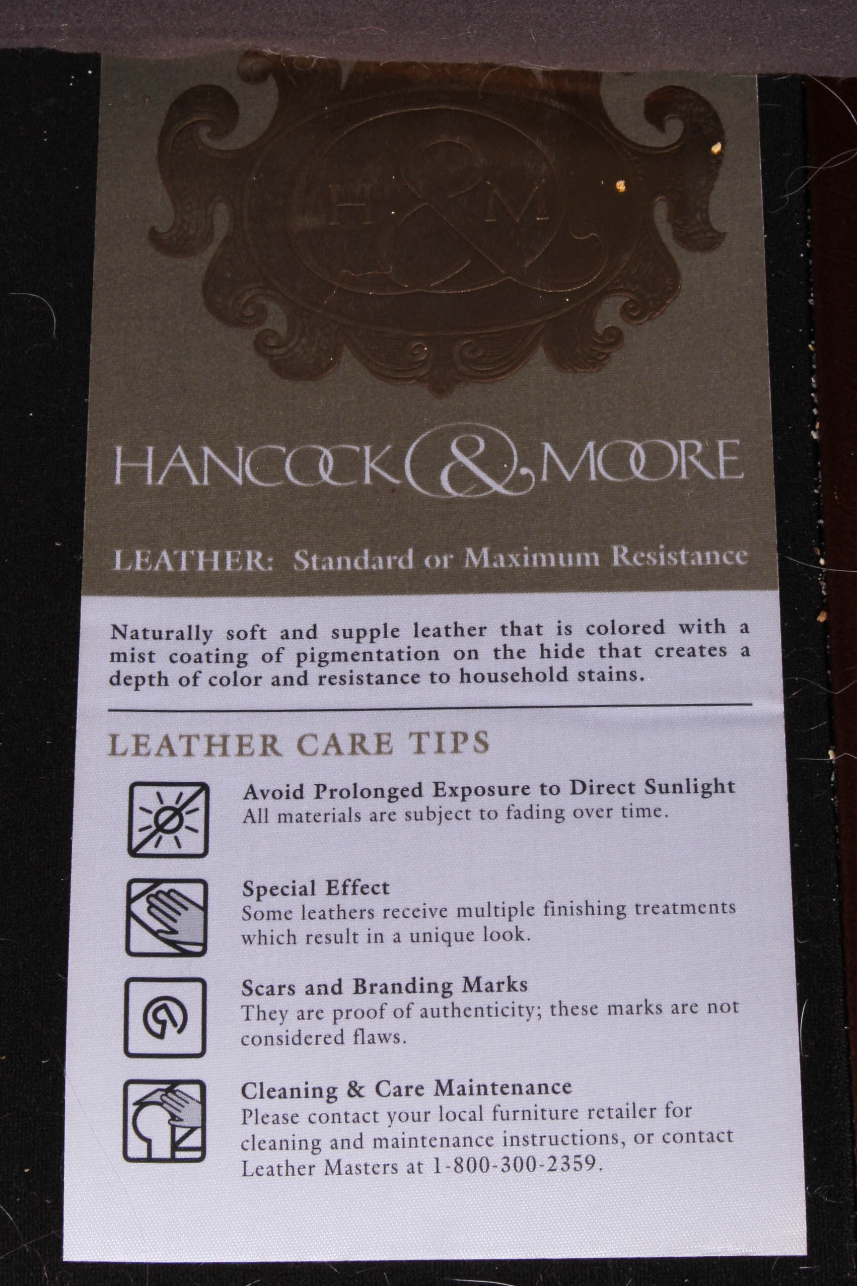 Hancock & Moore Leather Sofa