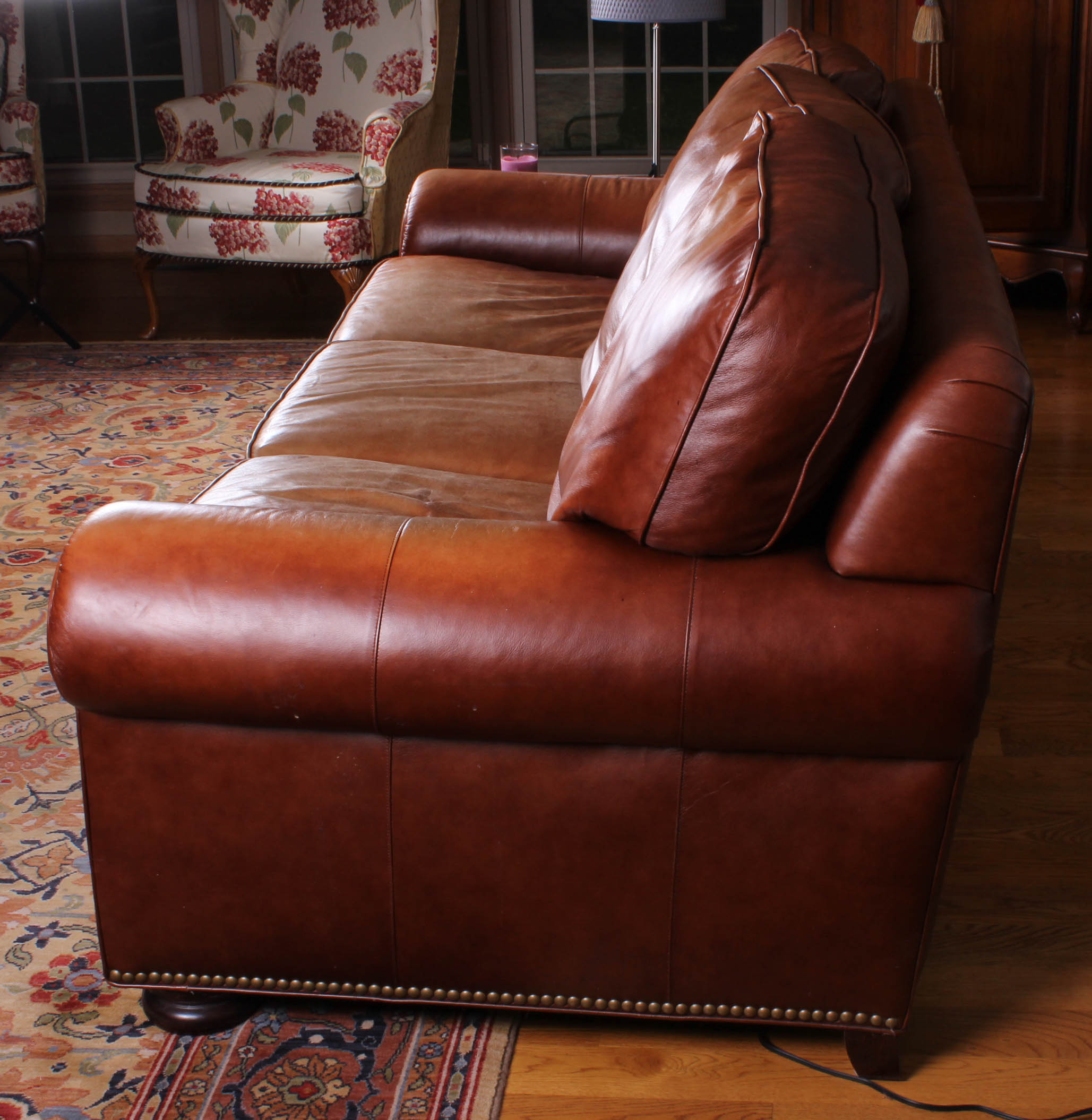 Hancock & Moore Leather Sofa