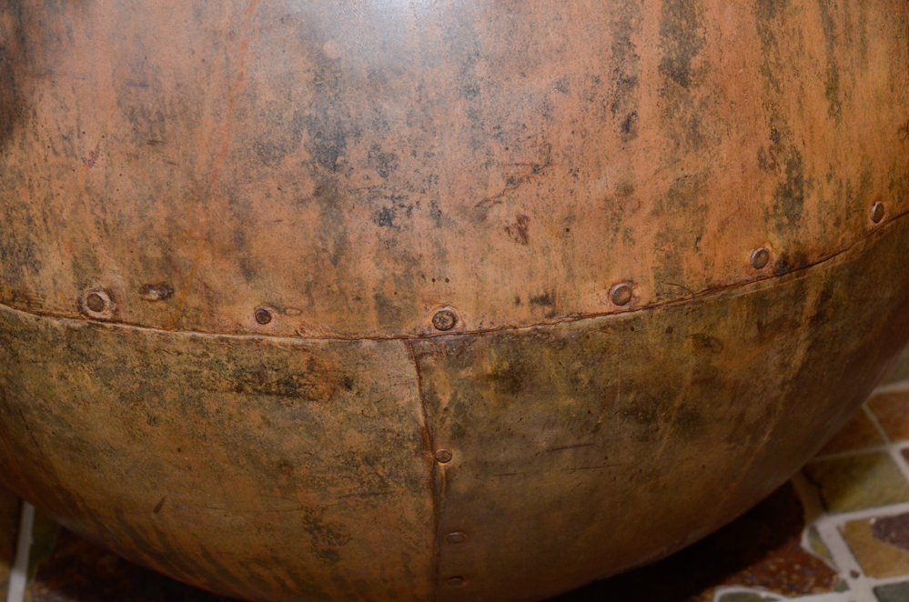 Five Fine Copper Canisters and Vessels