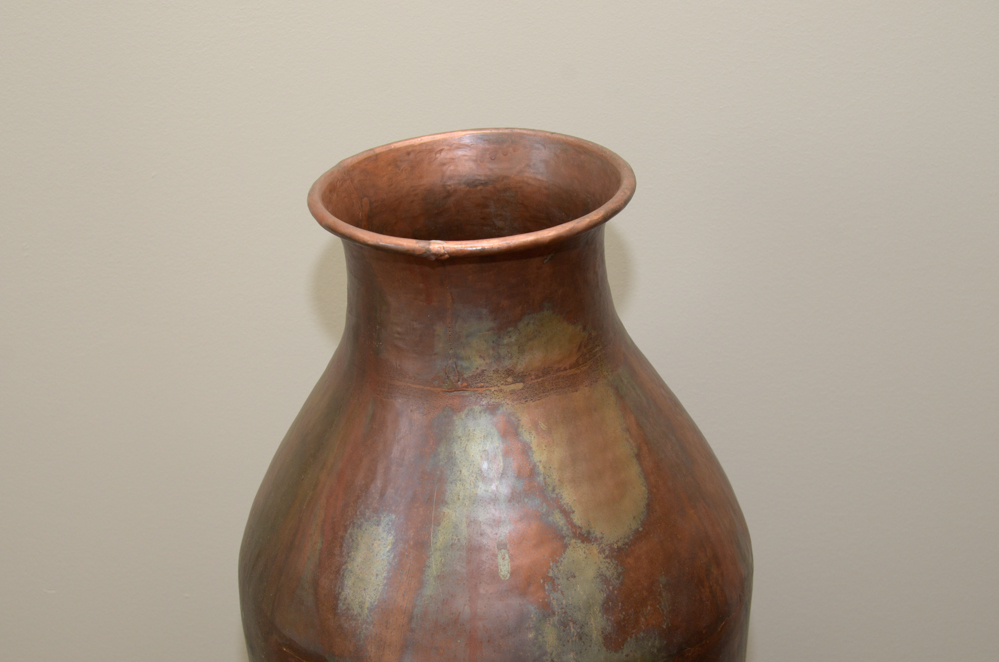 Five Fine Copper Canisters and Vessels