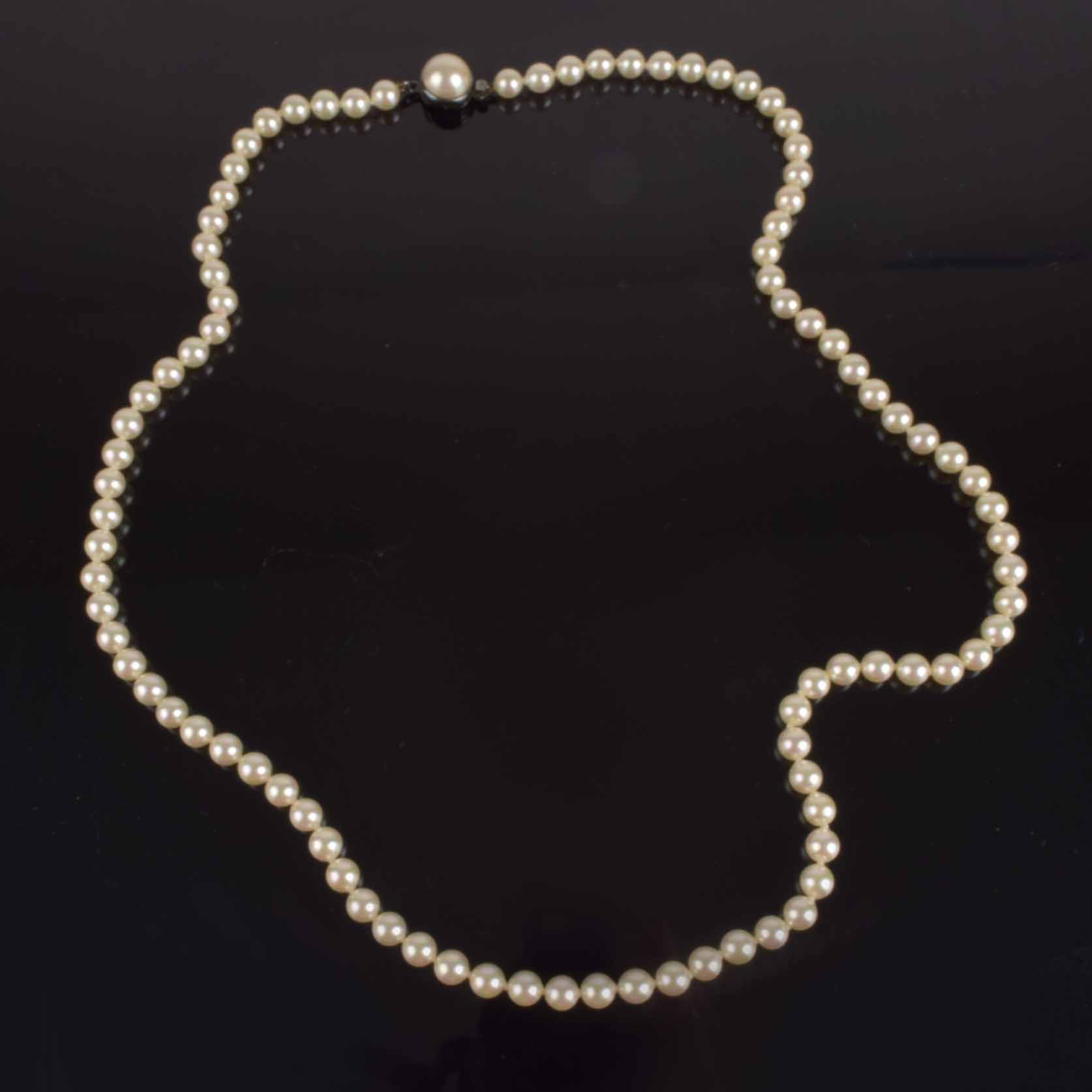 Faux and Cultured Pearl Necklaces and Bracelet
