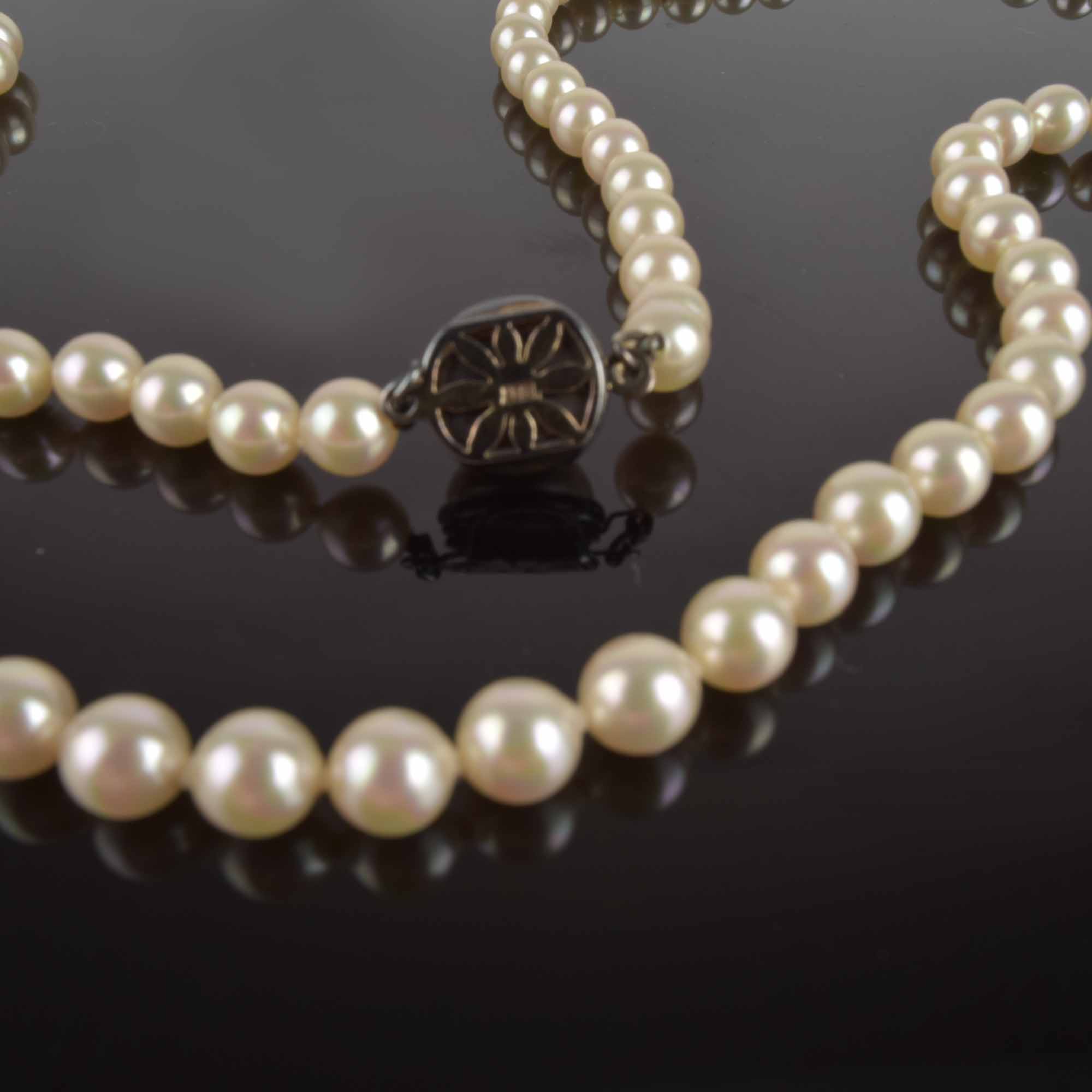 Faux and Cultured Pearl Necklaces and Bracelet