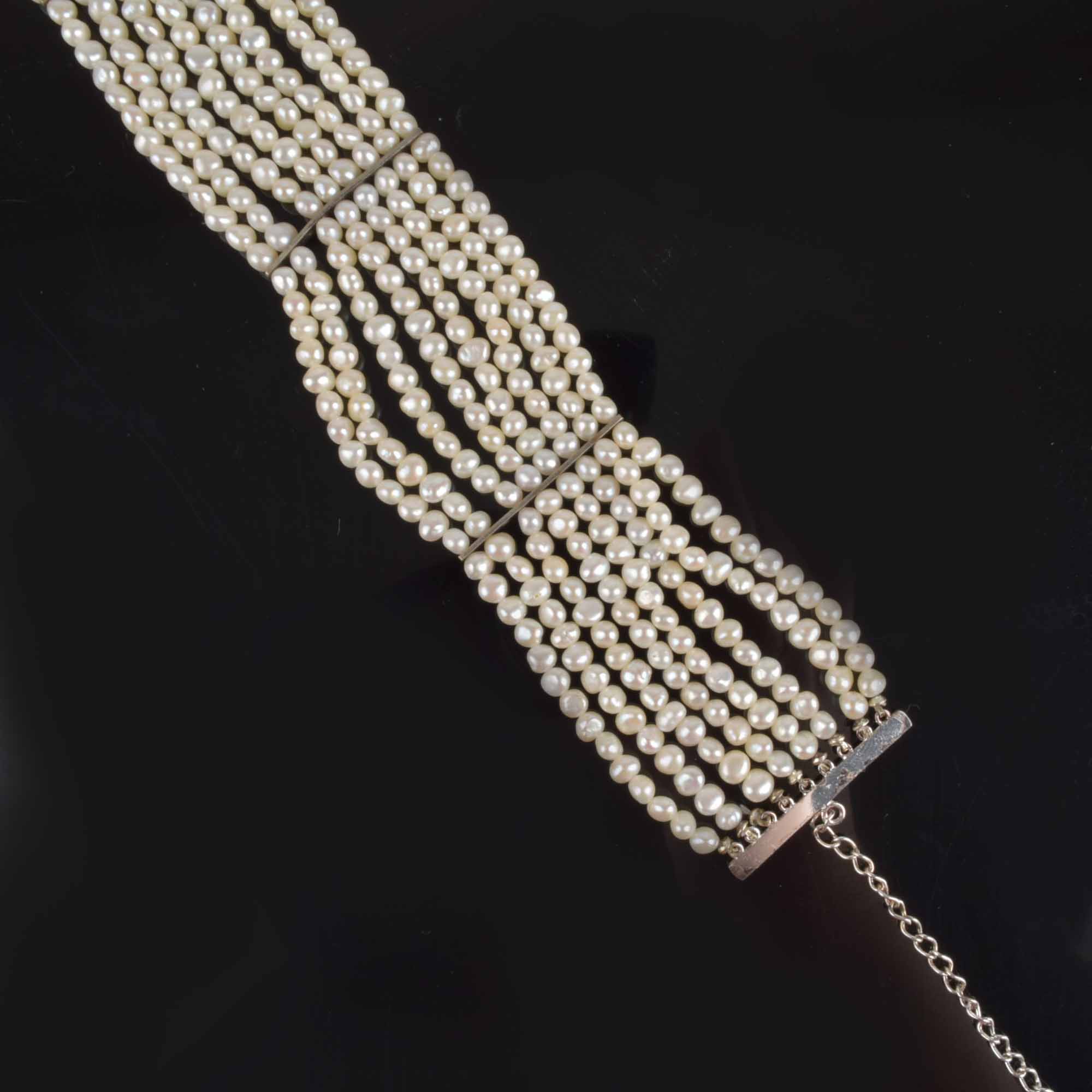 Faux and Cultured Pearl Necklaces and Bracelet