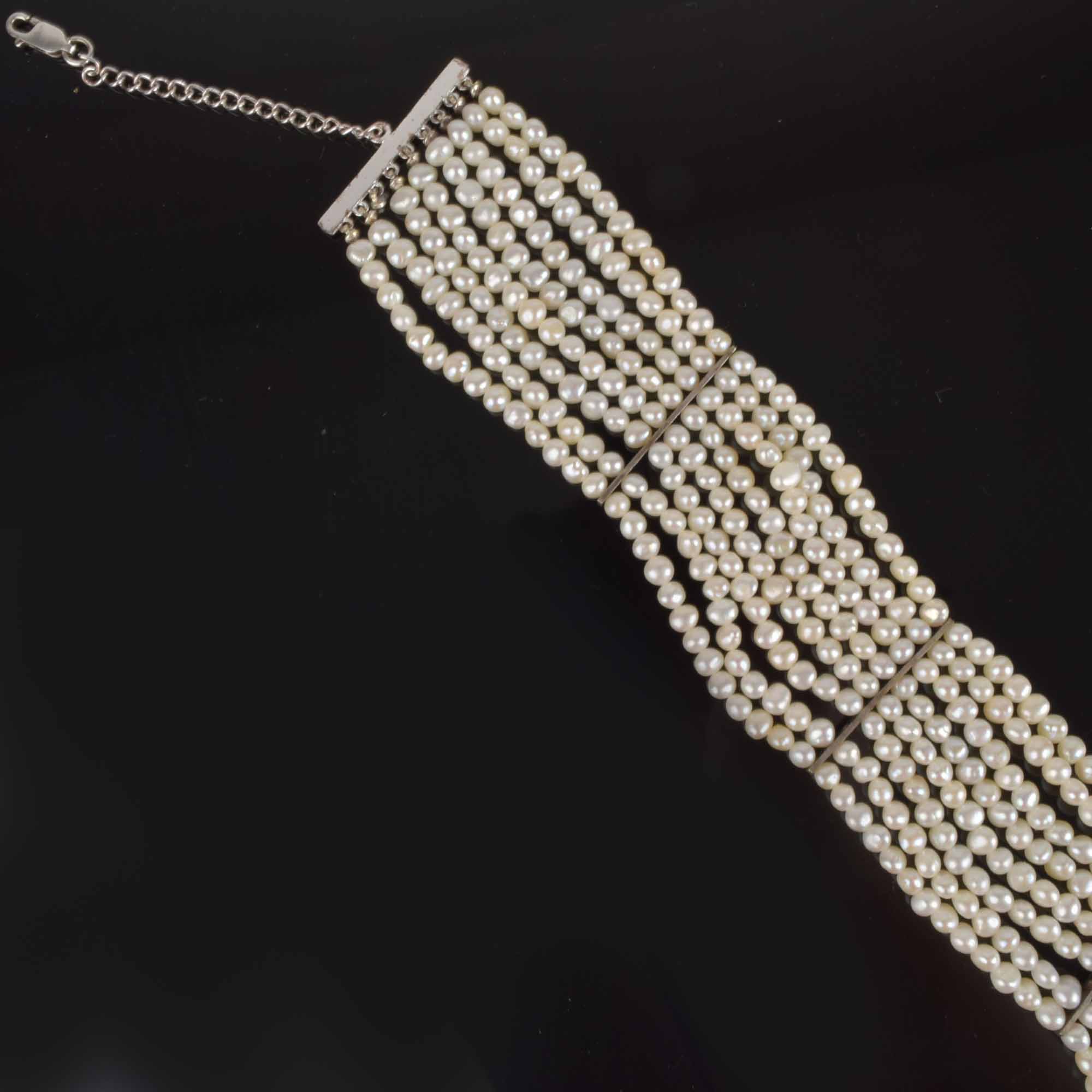 Faux and Cultured Pearl Necklaces and Bracelet