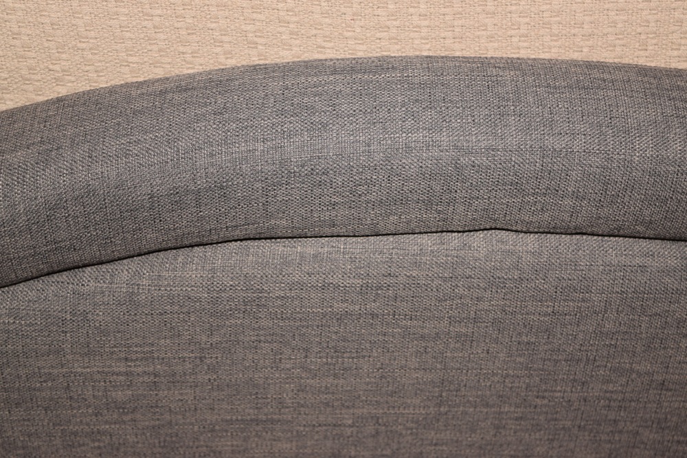 Modern Charcoal Grey Upholstered Bed