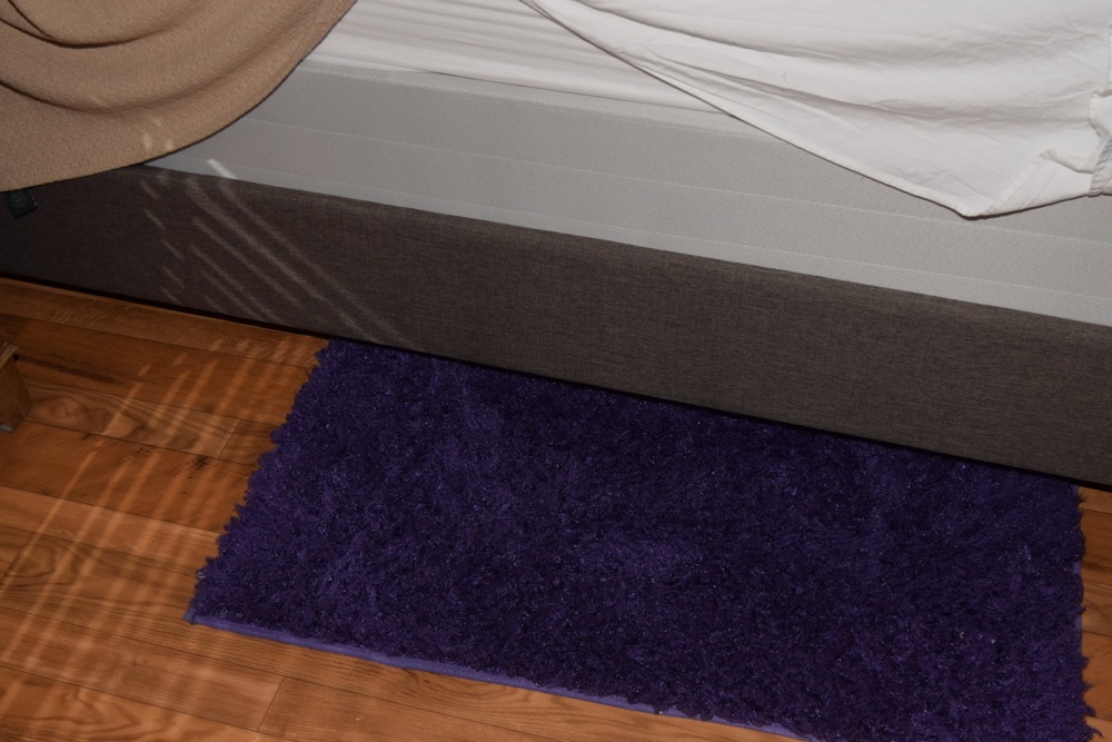 Modern Charcoal Grey Upholstered Bed