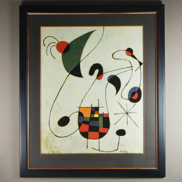 Joan Miró "The Melancholic Singer" Offset Lithograph