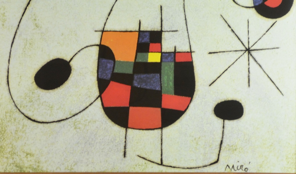 Joan Miró "The Melancholic Singer" Offset Lithograph