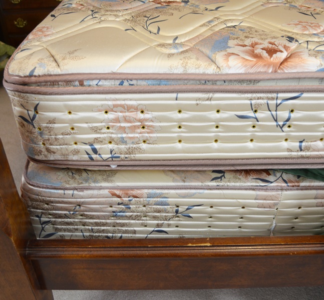 King Size Mattress "The Ultimate" and Two Twin Size Box Springs