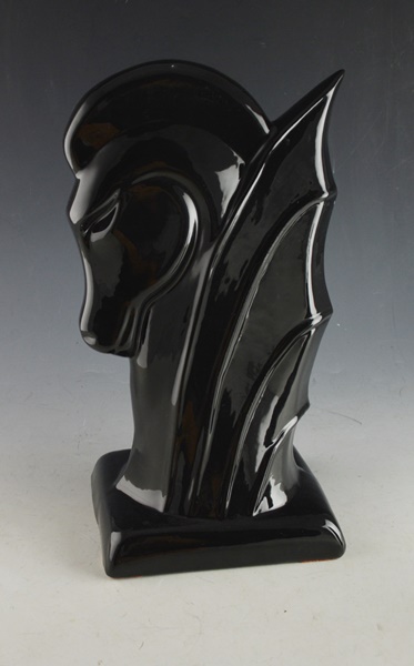 Horse Head Sculpture/Bookend and Vase