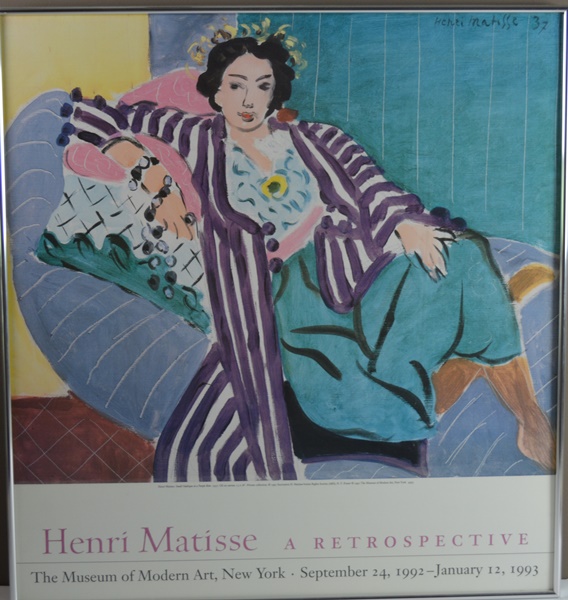Henri Matisse "A Retrospective" Framed Poster