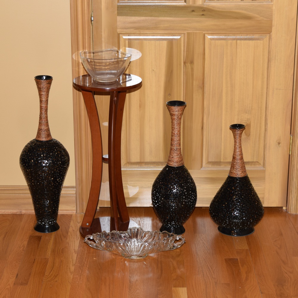 Plant Stand and Decor