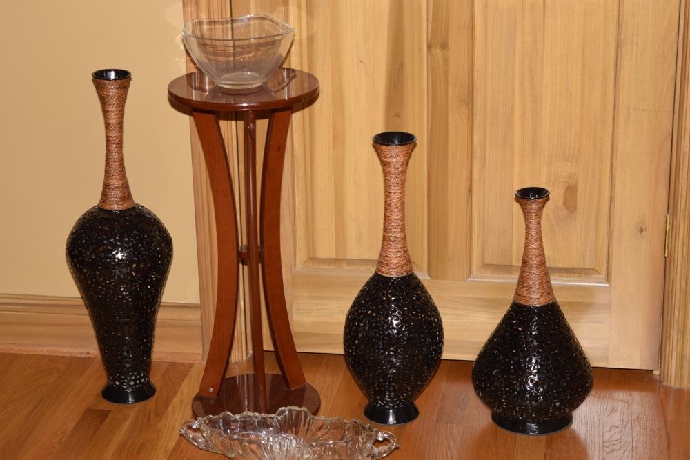 Plant Stand and Decor