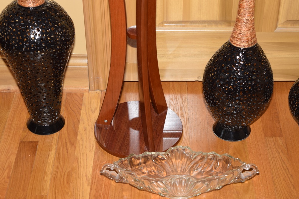 Plant Stand and Decor