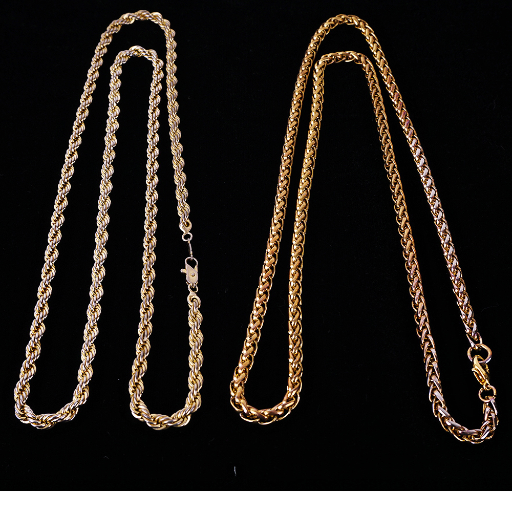 Gold Tone Costume Jewelry Collection