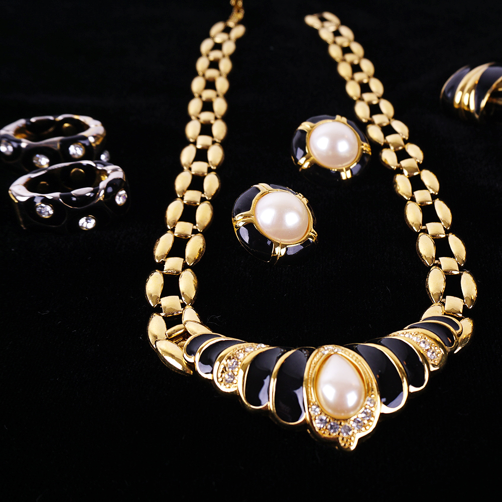 Gold Tone Costume Jewelry Collection