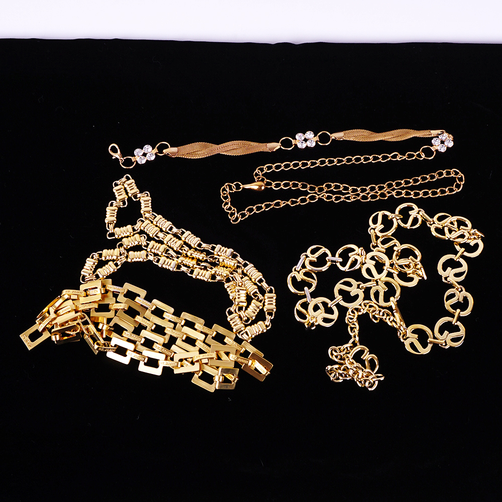 Gold Tone Costume Jewelry Collection