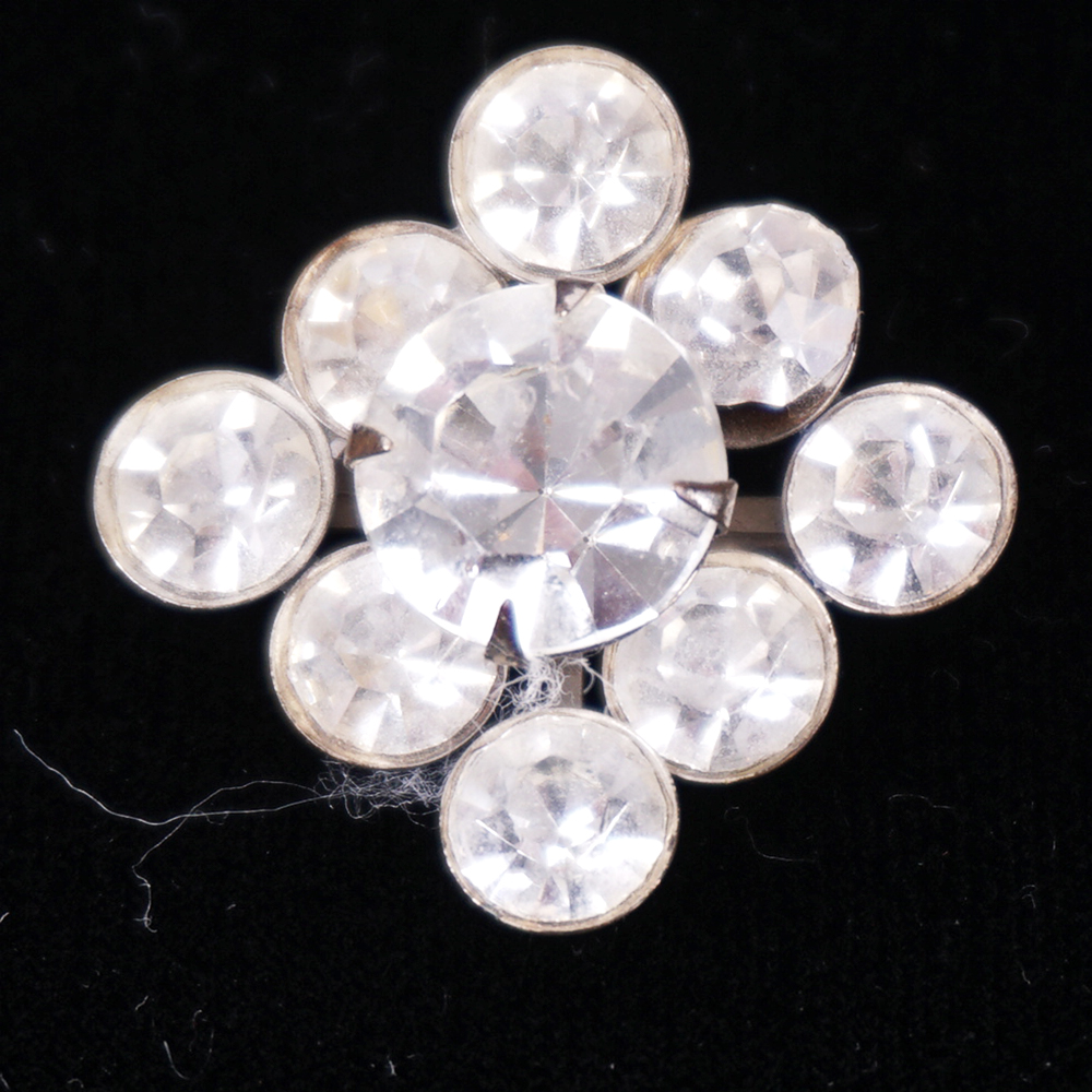 Vintage Rhinestone Pin Assortment Including Art Deco Dancers