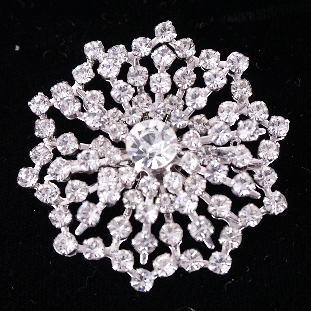 Vintage Rhinestone Pin Assortment Including Art Deco Dancers