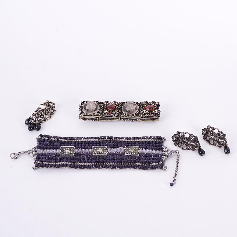 Vintage Silver Tone Jewelry Assortment