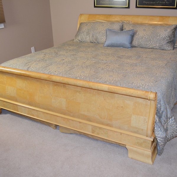 Henredon Furniture Charles X Collection King Sleigh Bed