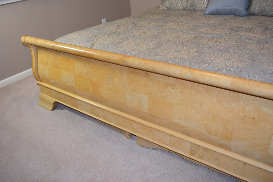 Henredon Furniture Charles X Collection King Sleigh Bed